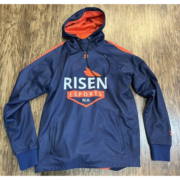 Pryde Other - Risen Esports Pryde Hoodie Men’s Large Blue Orange Pullover